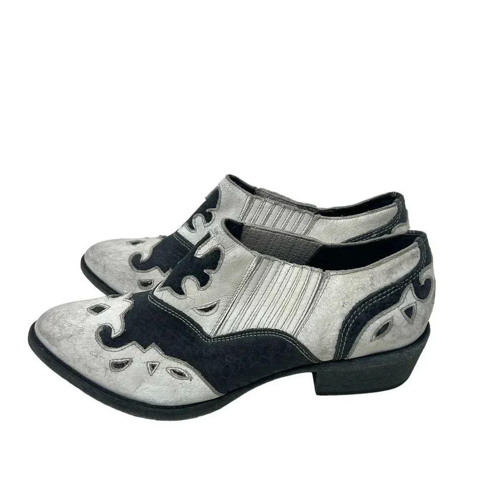 Matisse steely leather